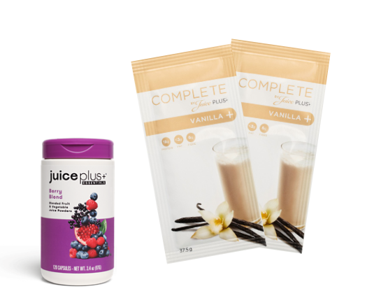 Buy Juice Plus+ Essentials Berry Blend Capsules and Mix Shake Single Sachet  Bundle
